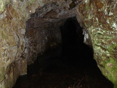 Inside upper adit