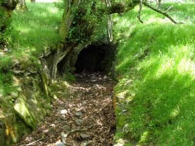 Entrance to upper adit