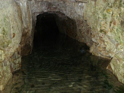 Inside west adit