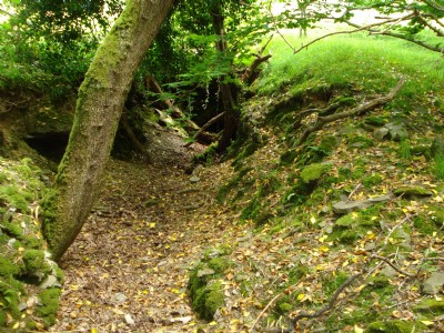 Entrance to west adit