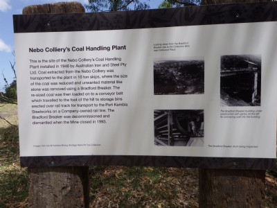 Nebo Colliery Information Board