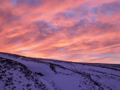 Blazing skies
