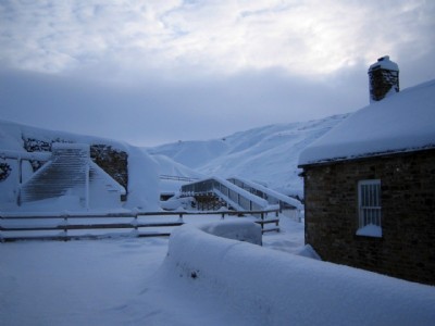 Old Mill under snow