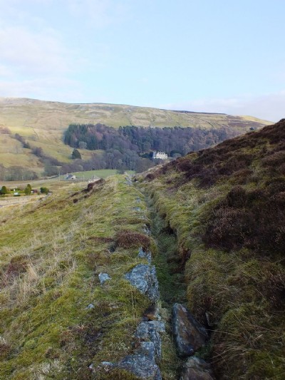 Old leat channel