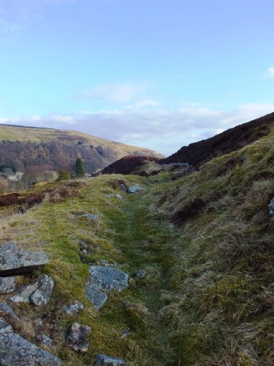 Old leat channel