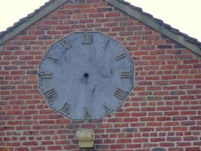 17.04.09 Norbury Colliery- Clock Detail, Cornish type Engine House built circa 1840.
