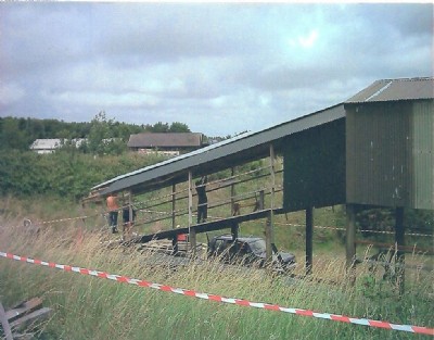 No.7 mine being demolished