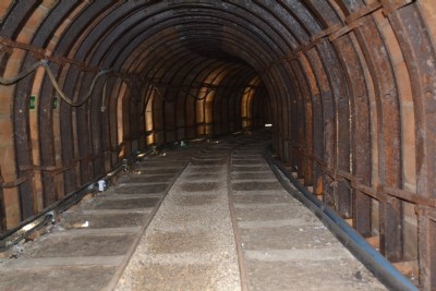 Underground display roadway
