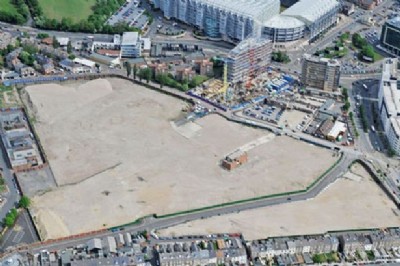 Aerial view just before opencast.