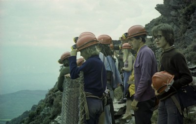 Nyth-y-Gigfran 1980s - outside the Floor 11 Tunnel