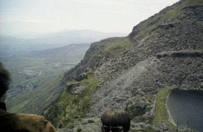Upper parts of Nyth y Gigfran 1970s from Blaen Lwym