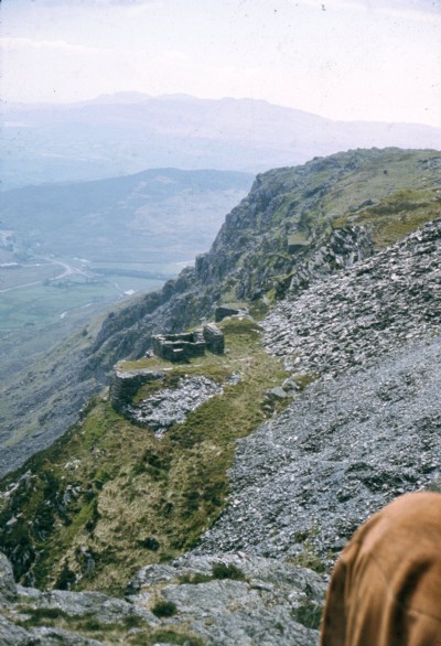 Upper parts of Nyth y Gigfran 1970s from Blaen Lwym
