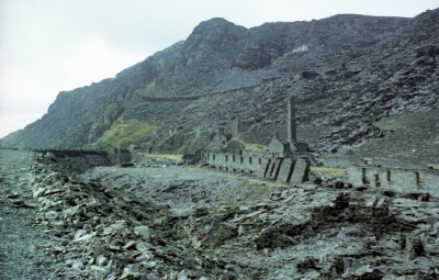 Hollands'' Lower Mill site from the north ca 1975
