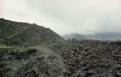 Hollands'' Lower Mill site looking north ca. 1975