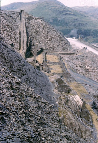 Hollands'' Lower Mill site viewed from floor 8 ca 1975