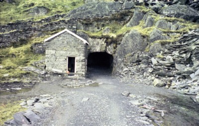Hollands'' Lower Mill Site - Entrance to Lefel Fawr Ca 1975