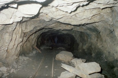 The North Level -looking for the shaft foot.