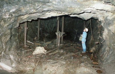 At the shaft foot on G Floor