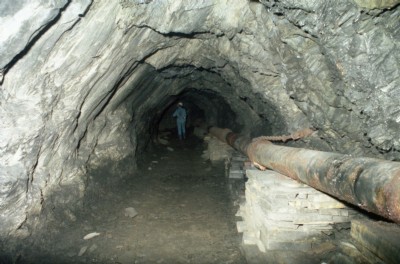 Looking east along the G floor level