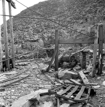 Head of aerial ropeway. 1981