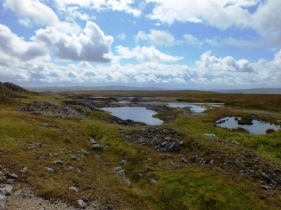 Stonework and embankment