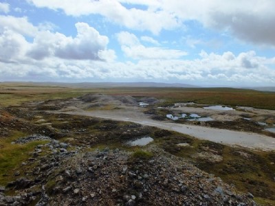 Ore processing area