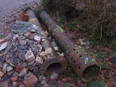 09.01.09 Oldwood (Rangeworthy) Colliery, on site relics