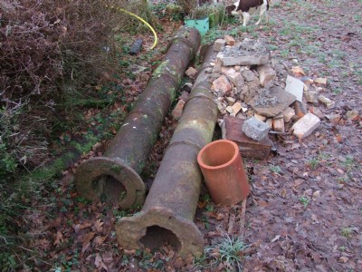 09.01.09 Oldwood (Rangeworthy) Colliery, on site relics