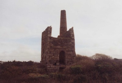 Camborne & Redruth- Wheal Peevor  Whim Eng hse at Sir Fredericks Shaft 12.01.98