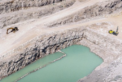 Quarry floor