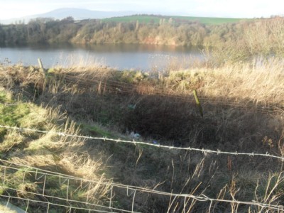 Burlington pit, site of shaft