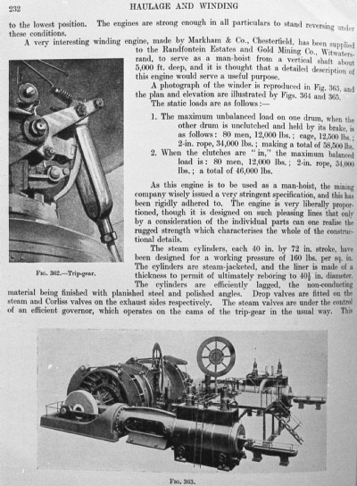 Scan showing trip gear