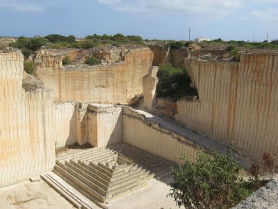 General View of Machine Cut Pits