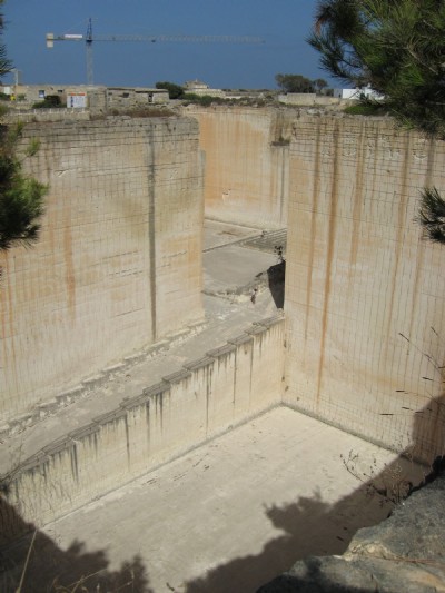 General View of Machine Cut Pits