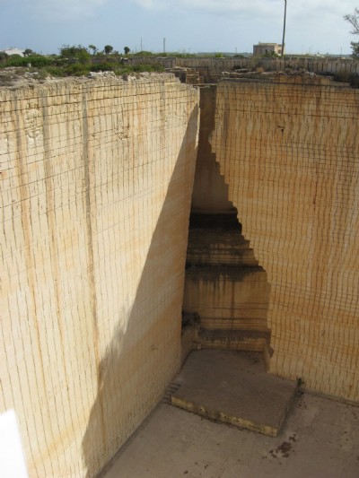 General View of Machine Cut Pits
