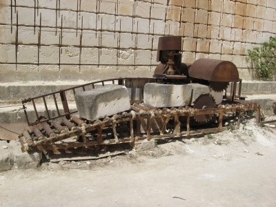 Slab making machine
