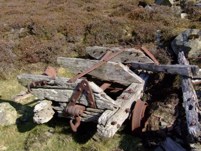 Penmaenmawr Granite Quarry 16.04.08 Side tipper wagon