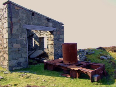Penmaenmawr Granite Quarry 16.04.08 De Winton Loco and Engine Shed