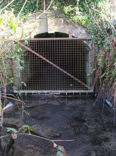 Portal of drainage adit