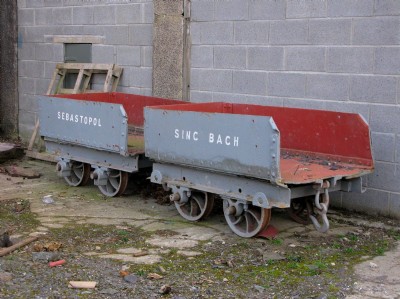 Wagons at Felin Fawr