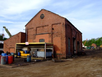 Pentrich Colliery - workshop building 12.05.08