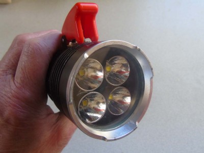 Home made torch, 4 X Cree XHP 35s