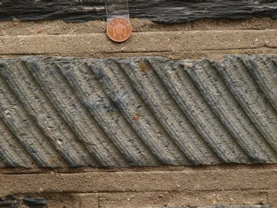 Hunter saw striation marks.