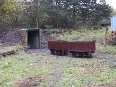 adit mine display at the midland railway centre butterley