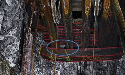 Breaking beam in Sir Francis Level