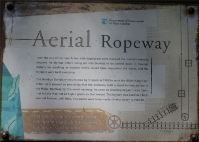 Aerial Ropeway Information Board