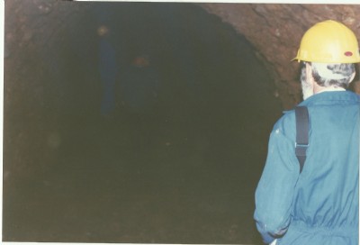 One of the chambers demonstrating their size.