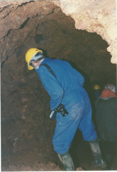 One of the chambers demonstrating their size.