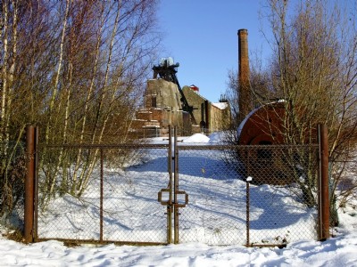 Pleasley Colliery In The Snow