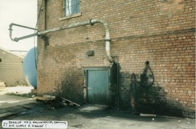 Air supply and exhaust to No 2 Engine House